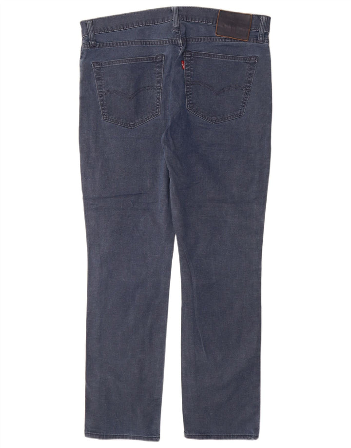 Levi's Mens Slim Jeans W36 L30 Blue Cotton