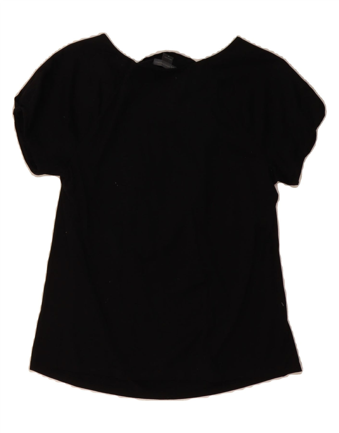 ARMANI EXCHANGE Womens Blouse Top UK 12 Medium Black Vintage Armani Exchange and Second-Hand Armani Exchange from Messina Hembry 