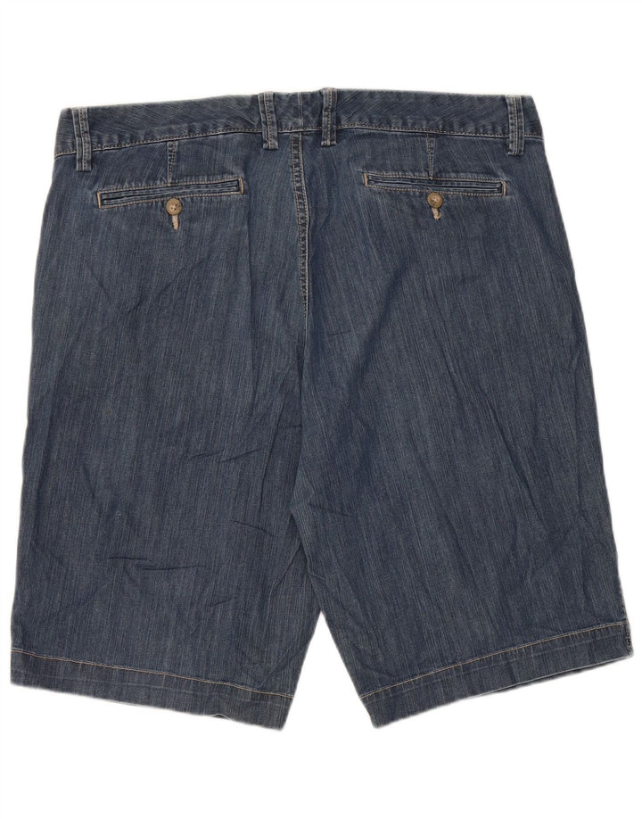 EDDIE BAUER Womens Denim Shorts US 14 XL W36  Blue Cotton