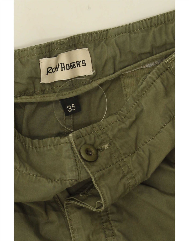 Roy Rogers Mens Cargo Shorts W35 Large Khaki