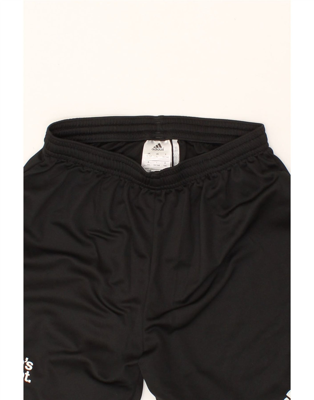 ADIDAS Boys Sport Shorts 13-14 Years Black Polyester Vintage Adidas and Second-Hand Adidas from Messina Hembry 