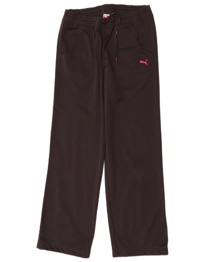 Puma Womens Tracksuit Trousers UK 10 Small Black Polyester