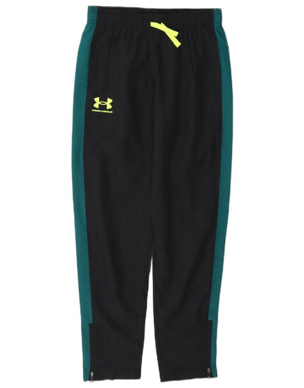 Under Armour Boys Tracksuit Trousers Joggers 11-12 Years Large Navy Blue