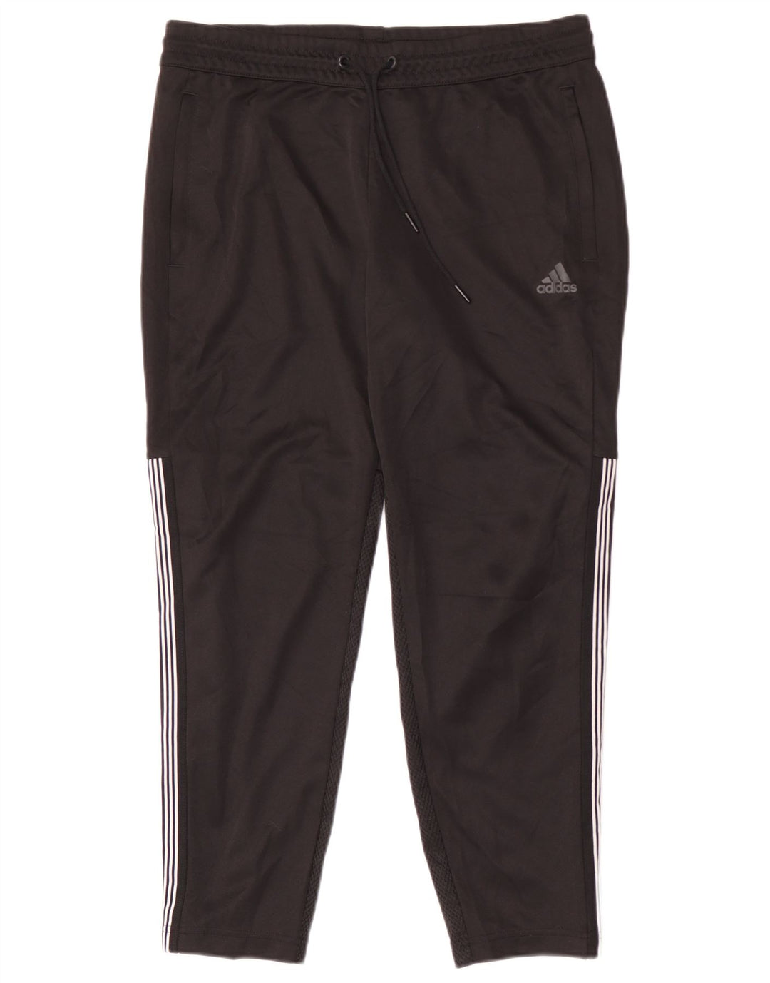 Adidas Mens Tracksuit Trousers Medium Black Polyester