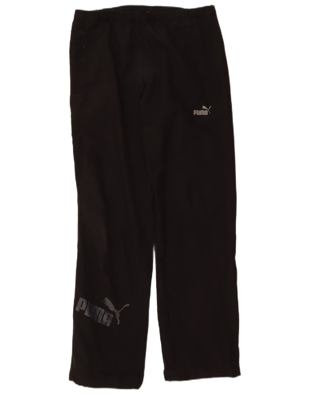 PUMA Mens Graphic Tracksuit Trousers Small  Black