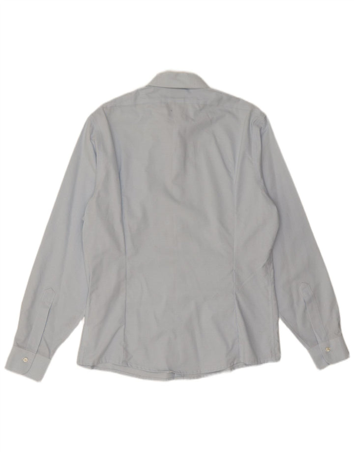 BROOKS BROTHERS Mens Shirt Size 16 1/2 Large Blue Striped Cotton