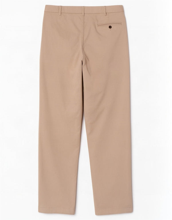 Vintage Mens Pegged Chino Trousers W38 L32 Beige Cotton
