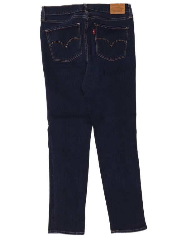 Levi's Womens 311 Shaping Skinny Jeans W29 L27 Navy Blue Cotton