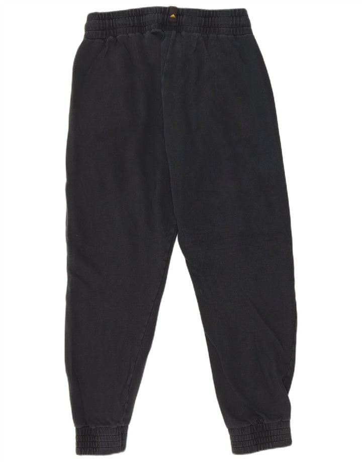 ADIDAS Mens Tracksuit Trousers Joggers Medium  Black Cotton