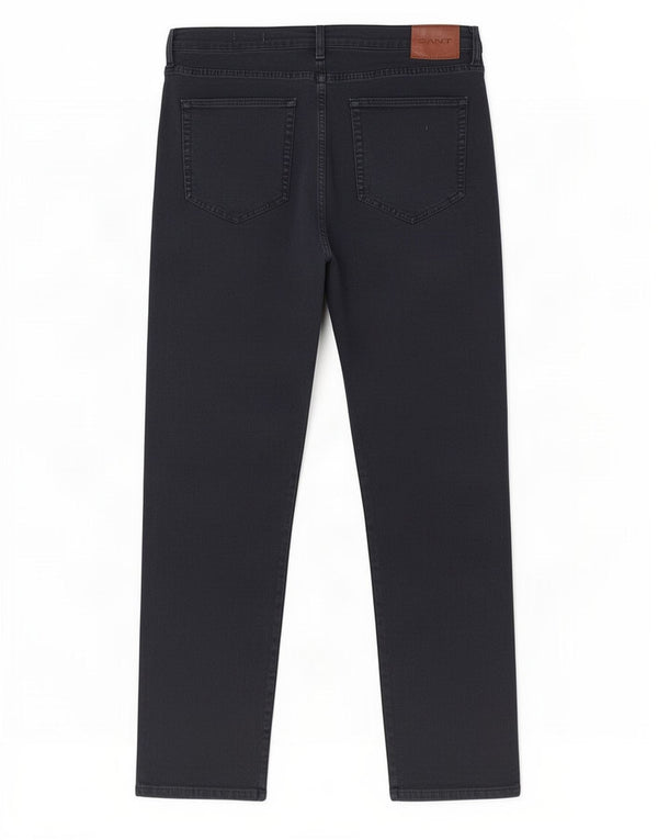 Gant Mens Regular Fit Casual Trousers W36 L32 Navy Blue
