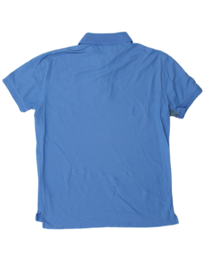 TOMMY HILFIGER Mens Regular Fit Polo Shirt Large Blue