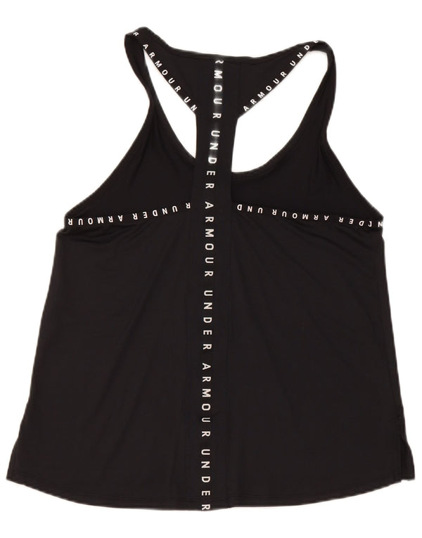 Under Armour Womens Graphic Vest Top UK 10 Small Black