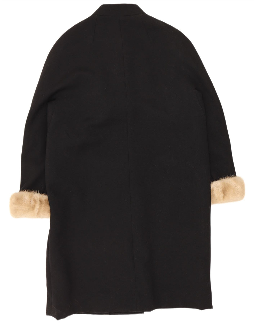 Louisoder Womens Overcoat UK 12 Medium Black New Wool