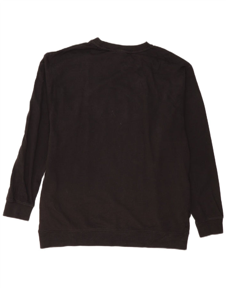 MOSSIMO Mens Graphic Sweatshirt Jumper XL Black Cotton
