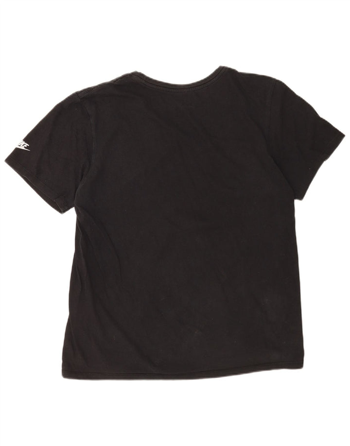 Nike Mens Athletic Cut Graphic T-Shirt Top Medium Black Cotton