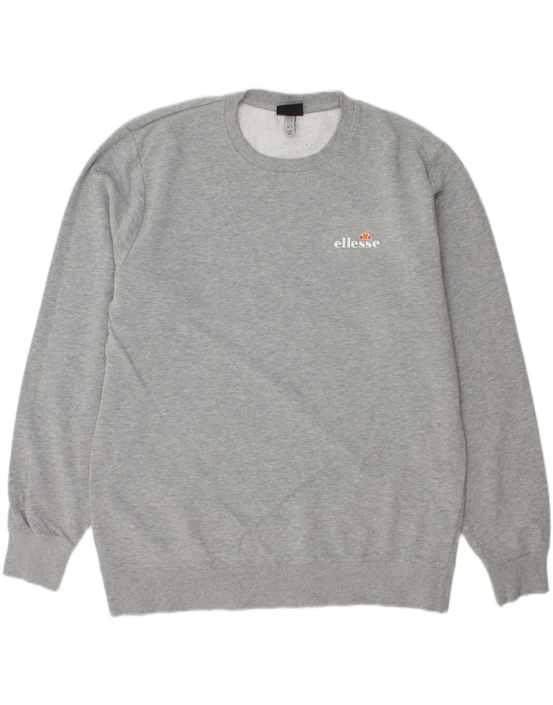 ELLESSE Mens Sweatshirt Jumper XL Grey Cotton Vintage Ellesse and Second-Hand Ellesse from Messina Hembry 