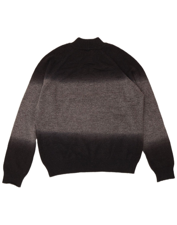 ARMANI COLLEZIONI Womens Turtle Neck Jumper Sweater IT 54 3XL Black