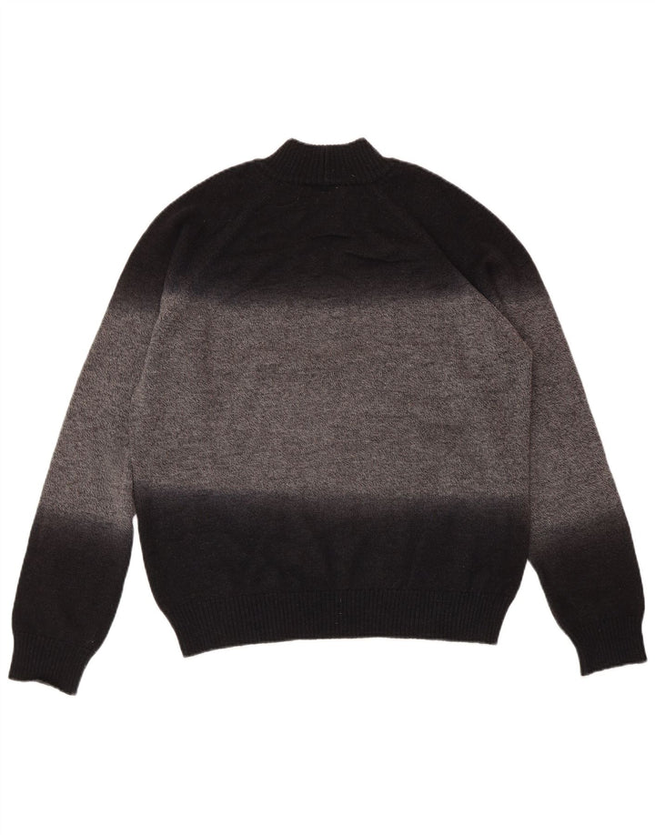 ARMANI COLLEZIONI Womens Turtle Neck Jumper Sweater IT 54 3XL Black