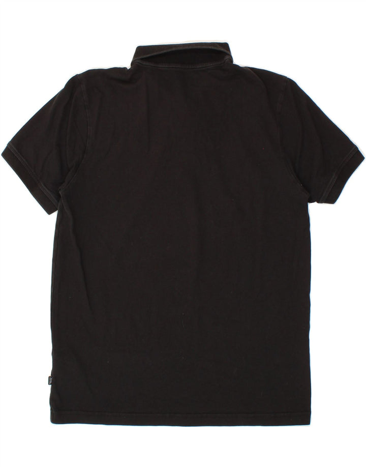 PUMA Mens Polo Shirt Medium Black Cotton Vintage Puma and Second-Hand Puma from Messina Hembry 