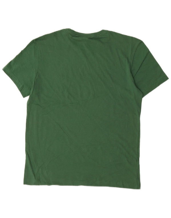 Lacoste Mens Regular Fit T-Shirt Top Size 5 Large Green Cotton