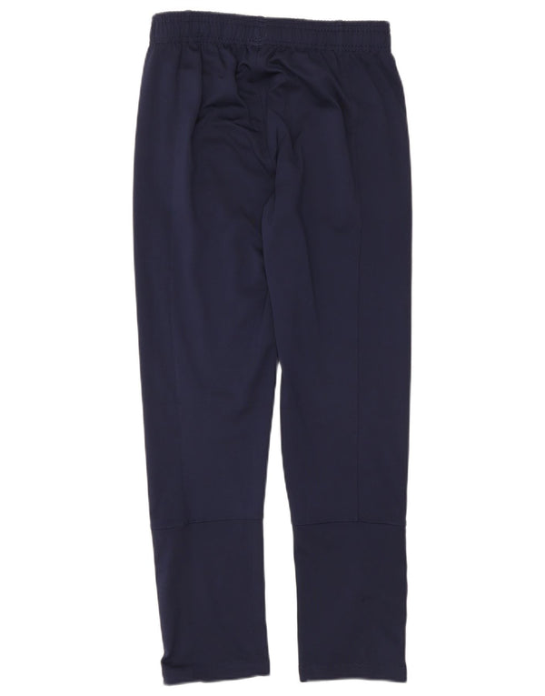 UNDER ARMOUR Boys Tracksuit Trousers 9-10 Years Medium  Navy Blue