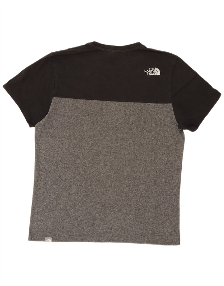 The North Face Mens T-Shirt Top Medium Grey Colourblock