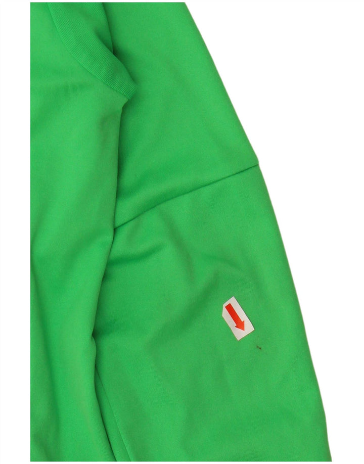 ADIDAS Boys Manchester United Graphic Top Long Sleeve 9-10 Years Green