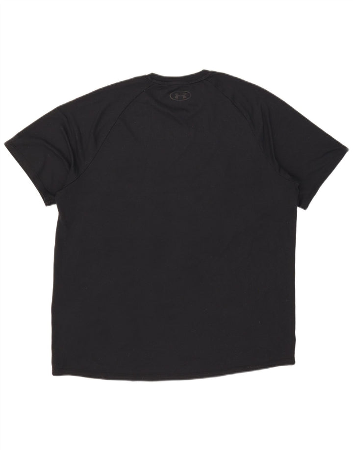 Under Armour Mens T-Shirt Top Large Black Flecked