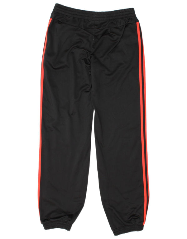 ADIDAS Boys Tracksuit Trousers Joggers 15-16 Years  Black Polyester