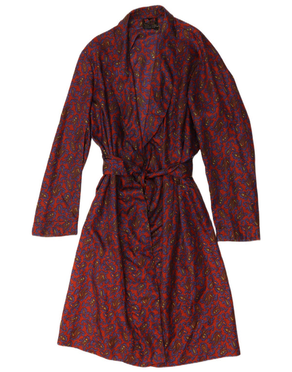 Tootal Womens Robe Dress UK 18 XL Red Paisley