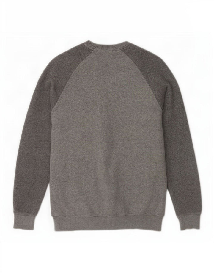 Adidas Mens Graphic Sweatshirt Jumper Small Grey Cotton