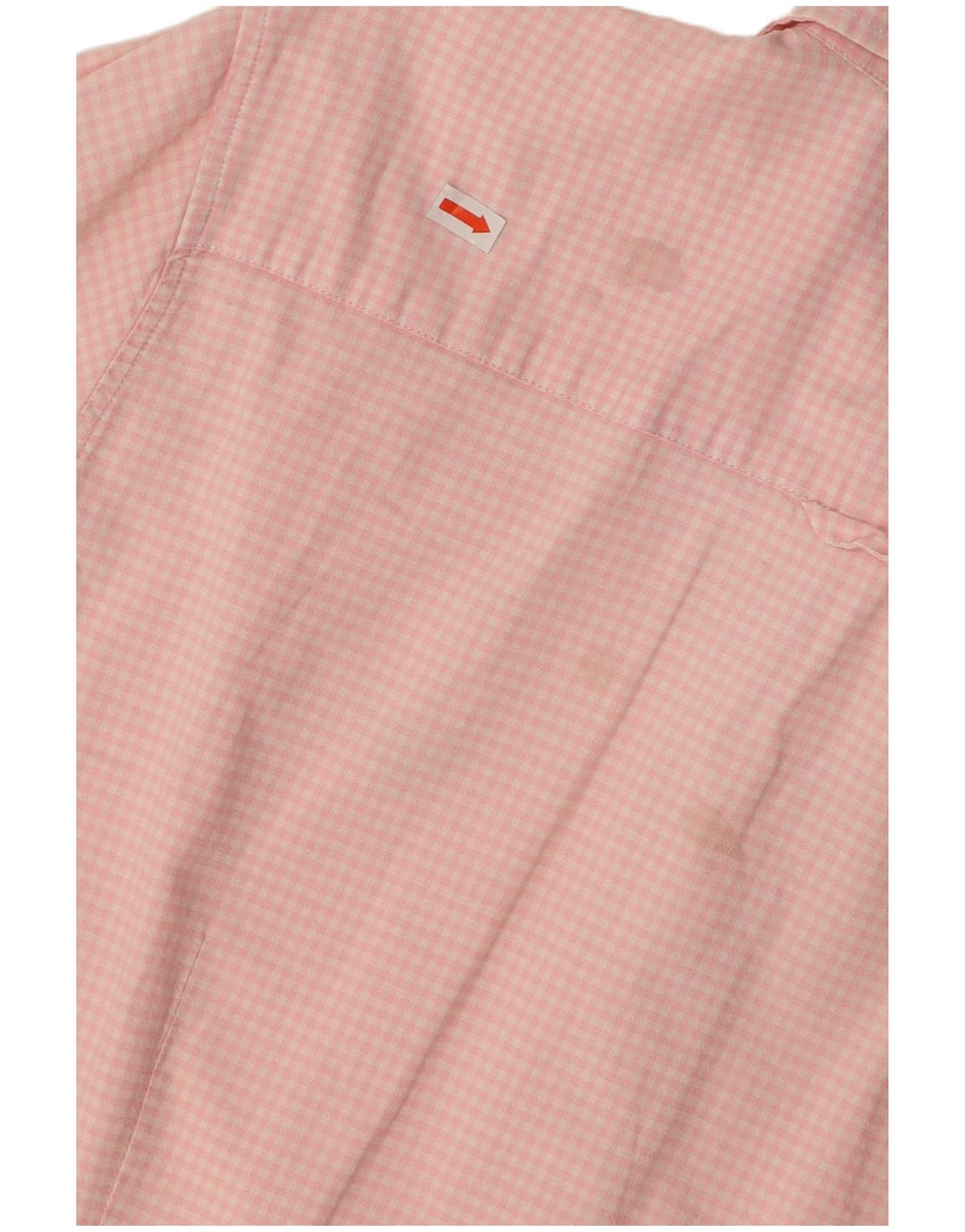 GANT Womens Short Sleeve Shirt UK 20 Large Pink Gingham