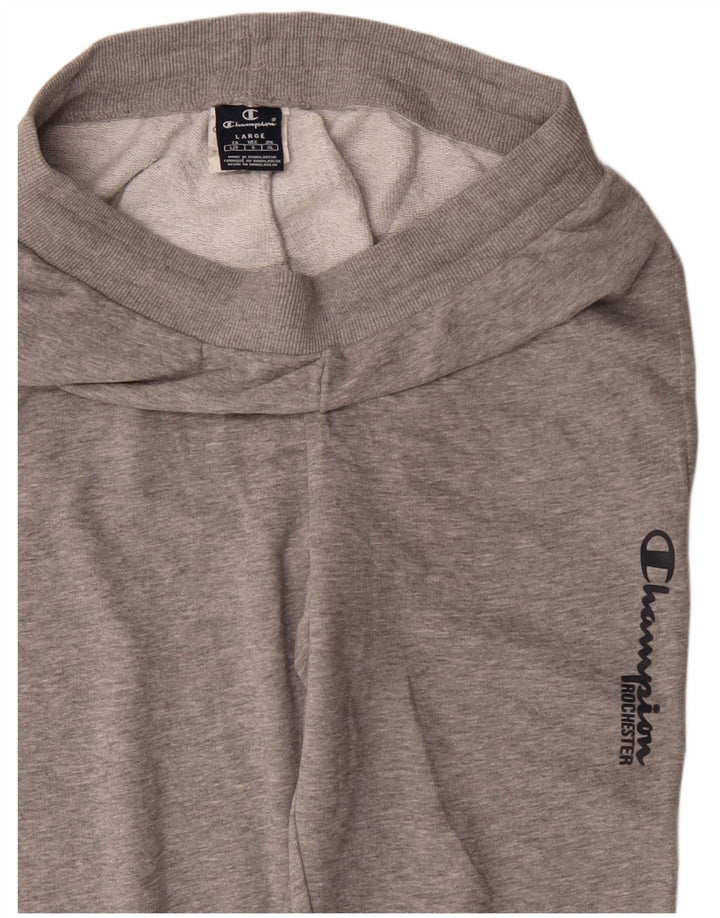 Champion Mens Rochester Graphic Tracksuit Trousers Joggers Large Grey