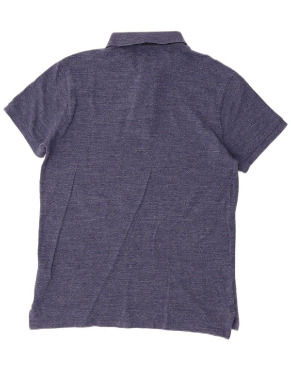 Polo Ralph Lauren Mens Slim Fit Shirt Large Navy Blue Cotton