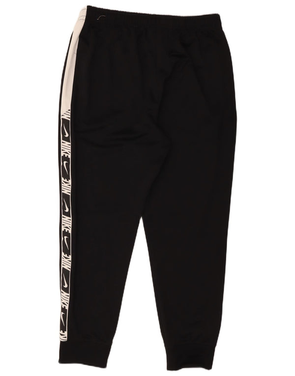 Nike Mens Graphic Tracksuit Trousers Joggers Large Black Colourblock
