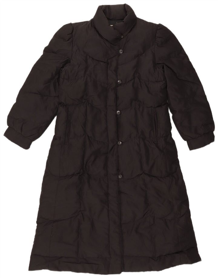 LONDON FOG Womens Padded Coat US 8 Medium Black
