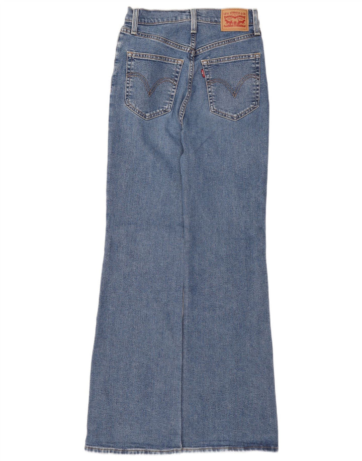 Levi's Womens Ribcage Bootcut Jeans W27 L31 Blue Cotton