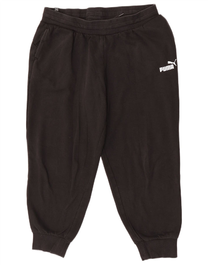 Puma Mens Tracksuit Trousers Joggers Large Black