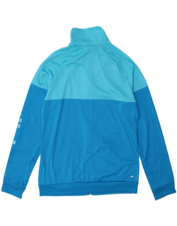 Adidas Womens Climalite Tracksuit Top Jacket UK 12/14 Medium Blue