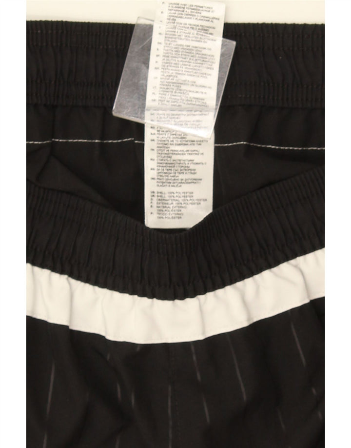 Adidas Mens Sport Shorts Large  Black Striped Polyester