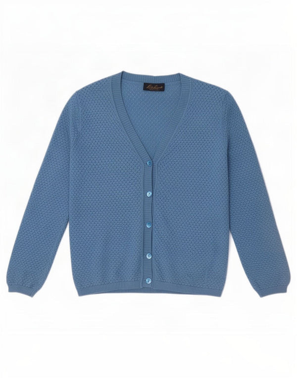 Luisa Spagnoli Womens Cardigan Sweater UK 10 Small Blue