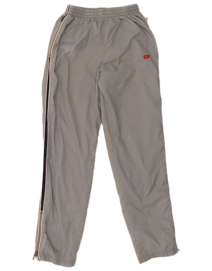NIKE Boys Tracksuit Trousers 13-14 Years XL Grey Nylon