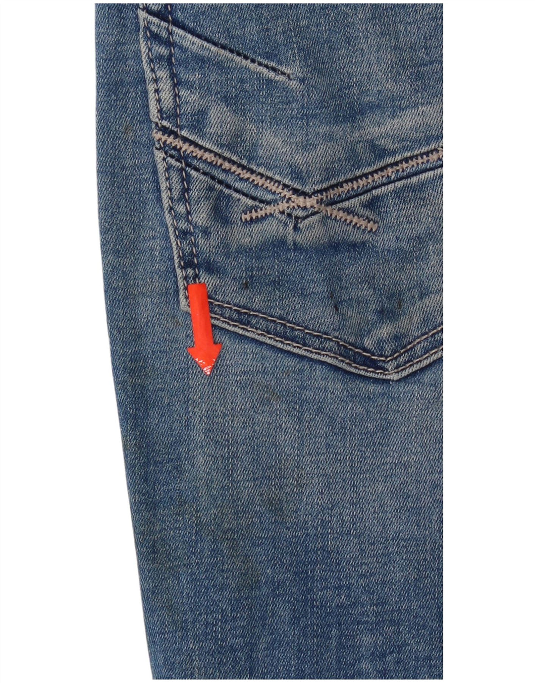 BKE Womens Parker Bootcut Jeans W28 L31 Blue Cotton