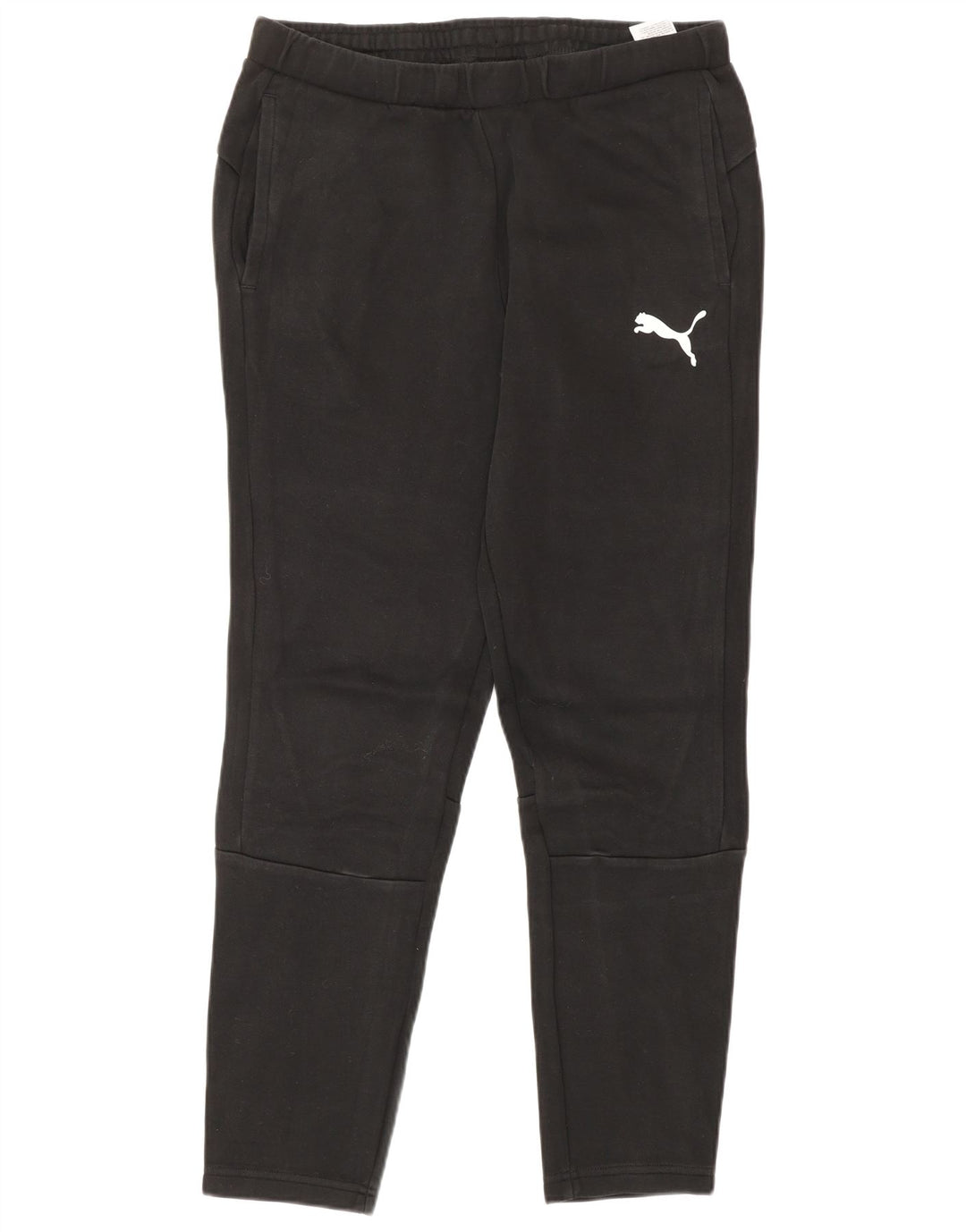 PUMA Mens Tracksuit Trousers Medium  Black Cotton