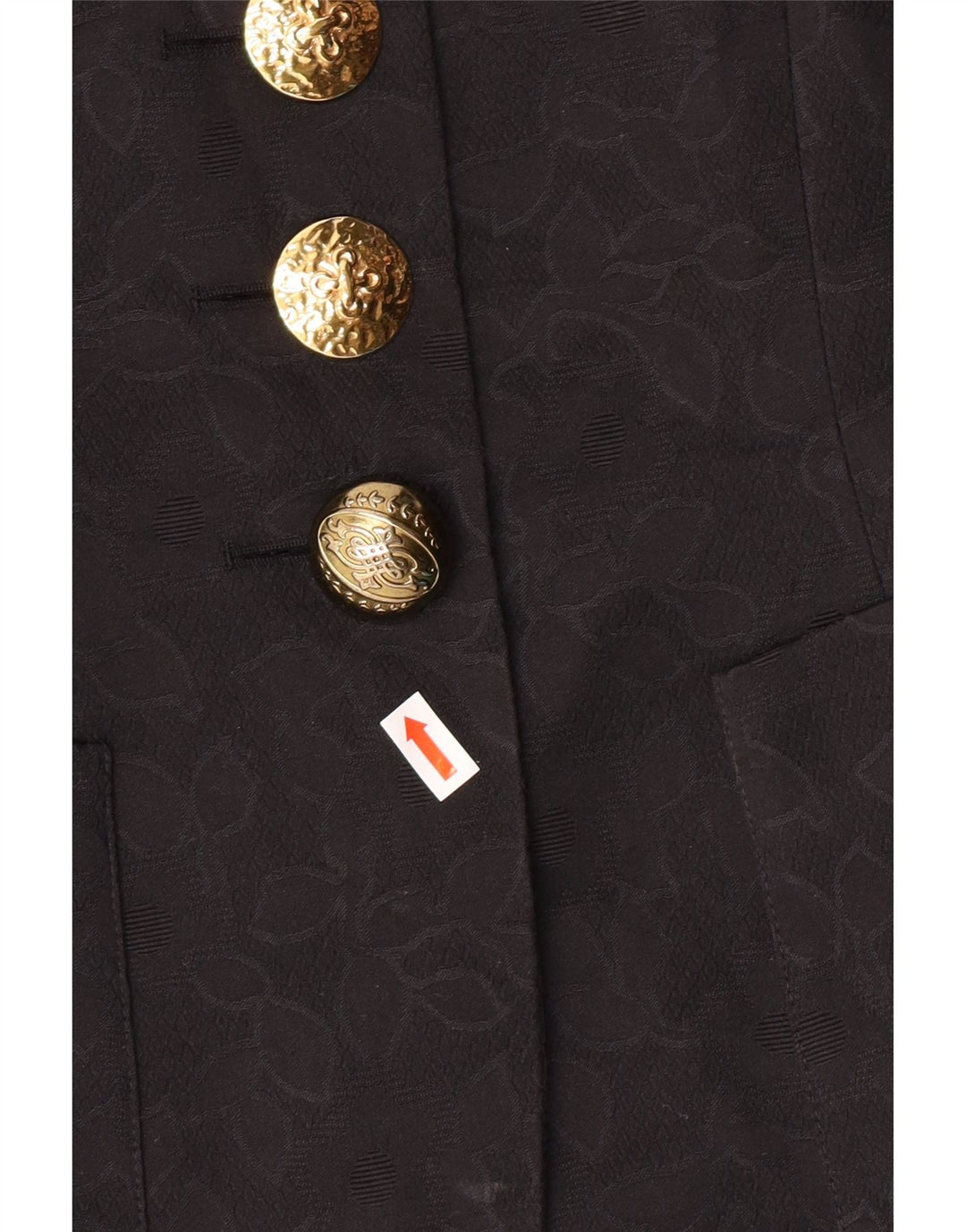 GUY LAROCHE Womens Short Sleeve Blazer Jacket EU 42 Large Black Classic