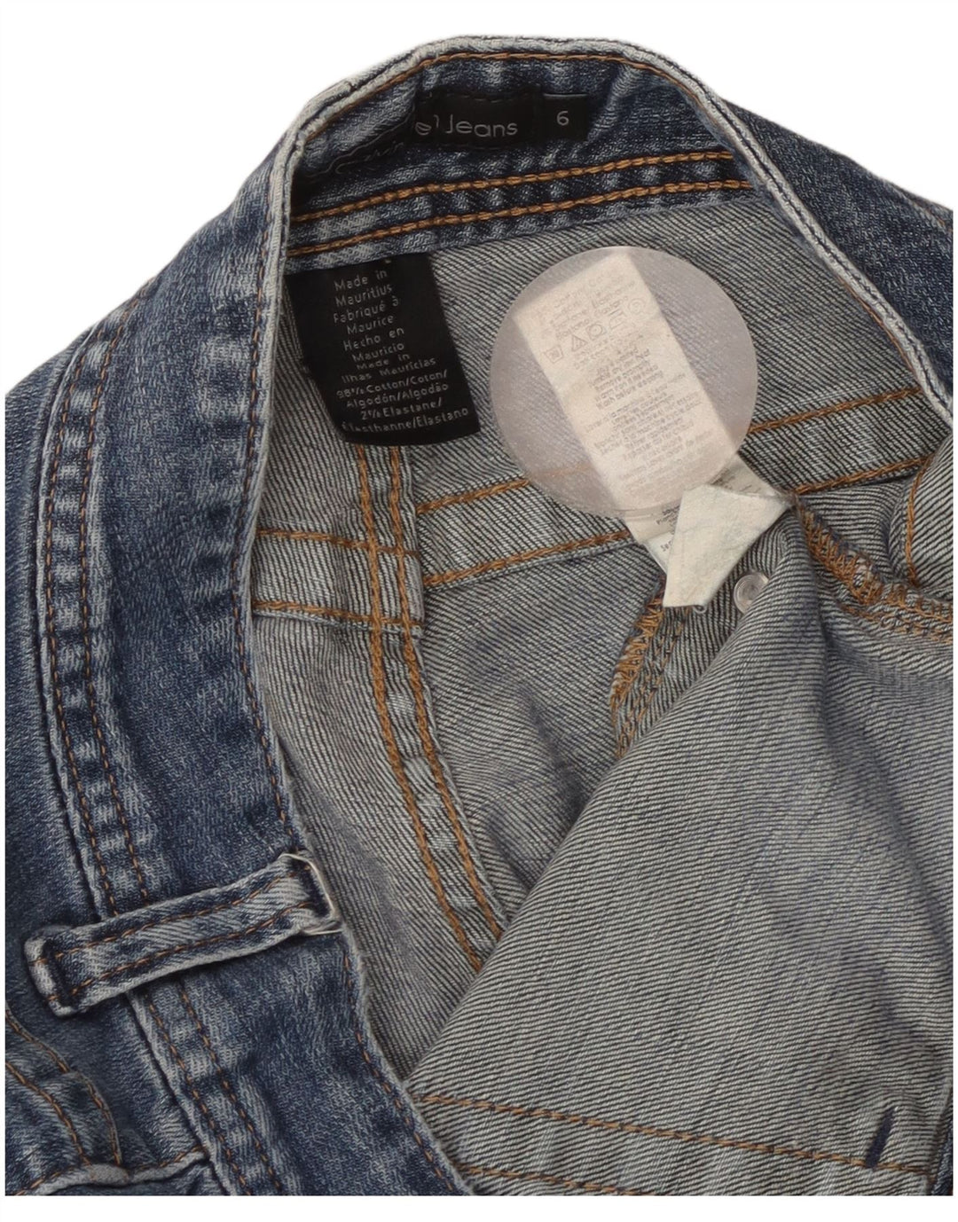 CALVIN KLEIN Womens Bootcut Jeans US 6 Small W32 L30 Blue Cotton