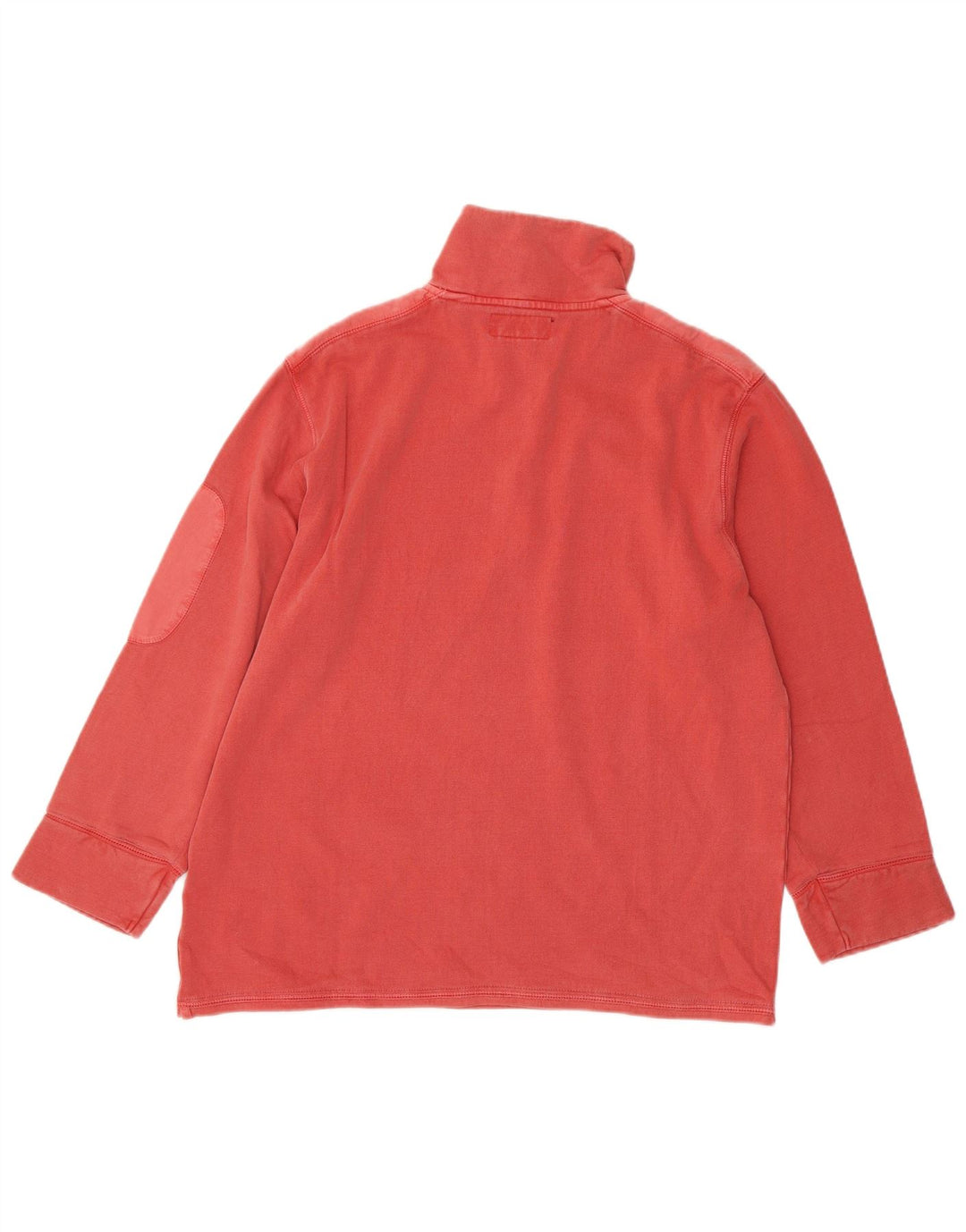 Marlboro Classics Mens Zip Neck Sweatshirt Jumper 2XL Red Cotton