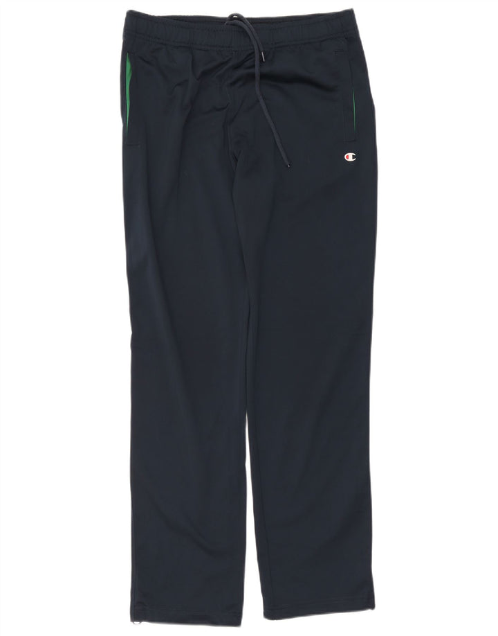 Champion Mens Tracksuit Trousers Small Navy Blue Polyester