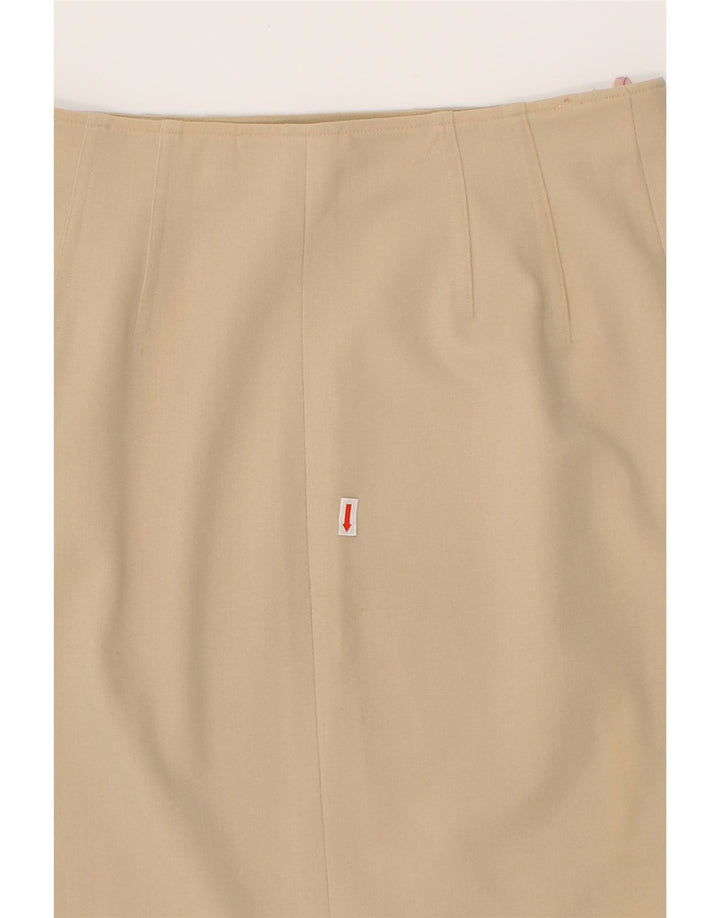 ICEBERG Womens Pencil Skirt IT 46 Large W32  Beige Vintage Iceberg and Second-Hand Iceberg from Messina Hembry 