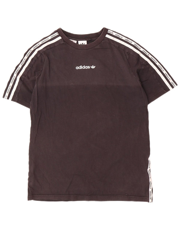 Adidas Mens Graphic T-Shirt Top Small Black Cotton